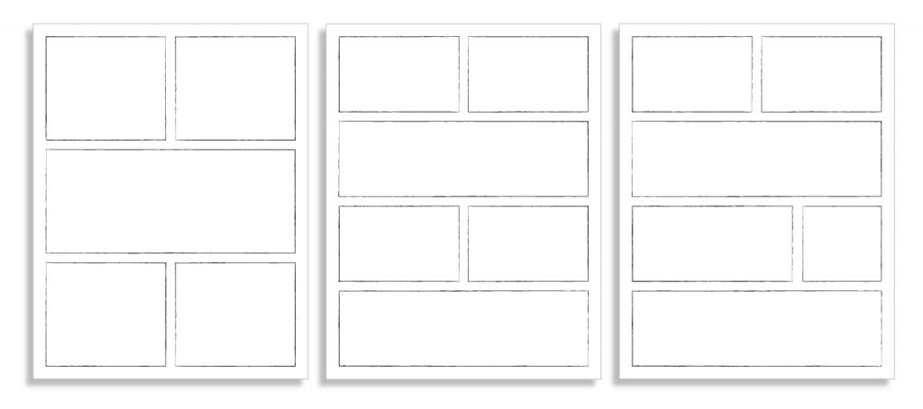 colouring-pages-comic-book-frame-templates-gabriola-graphics