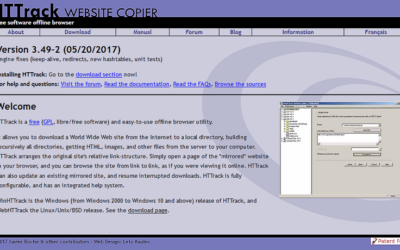 Website Copying, Mirroring and Downloading for Offline Browsing